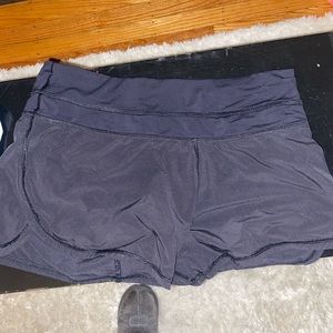 Two pairs of lululemon shorts size 4